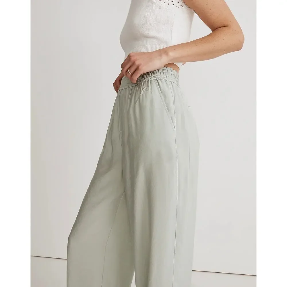 Madewell Carly Wide Leg Pants in Softdrape Size M NWT - Picture 4 of 13